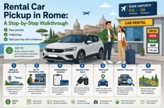 Picking Up a Rental Car in Rome