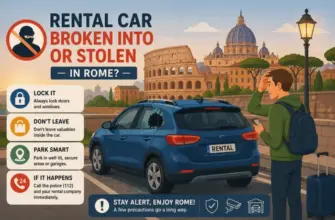 Rental car broken into or stolen in Rome?