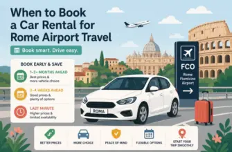 Best Time to Book a Rental Car for Rome, by Season