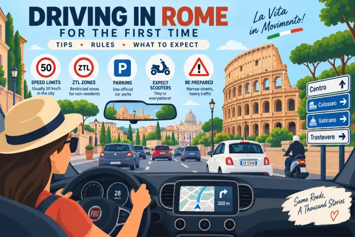 Driving in Rome