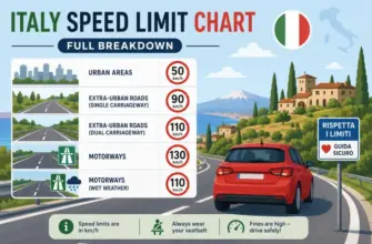 Italy Speed Limit Chart