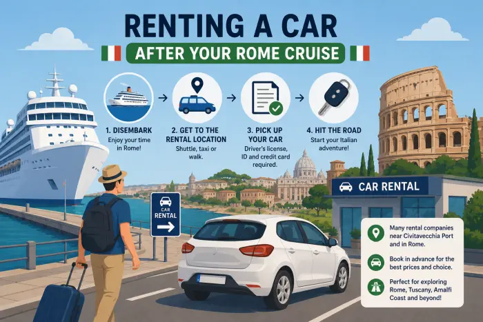 Renting a Car After Your Rome Cruise